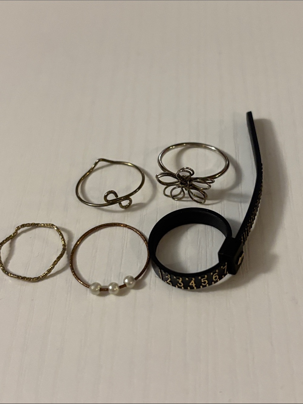 Four-Piece Gold-Tone Stackable Ring Set - Picture 15 of 15